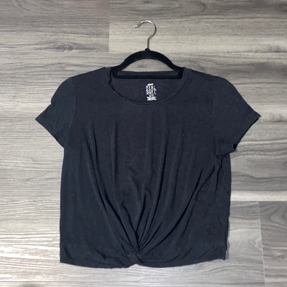 AERIE cropped knot t-shirt